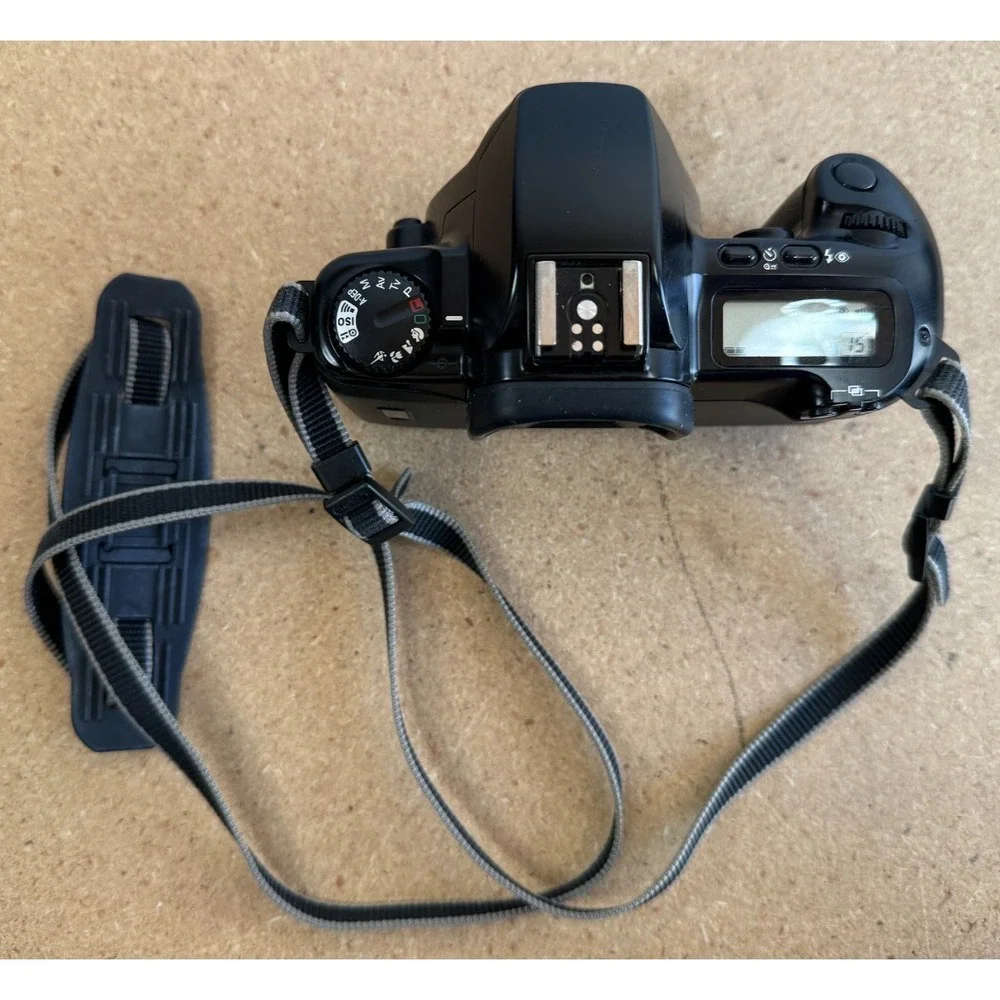 Canon EOS Rebel X 35mm SLR Film Camera EF Body Only w Lens Cap - Tested Working